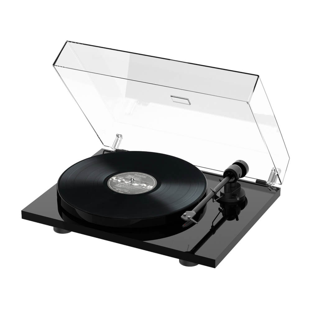 เครื่องเล่นแผ่นเสียง PROJECT : E-1 PHONO (พร้อมหัวเข็ม AUDIO TECHNICA รุ่น AT 3600L) (สีดำ)